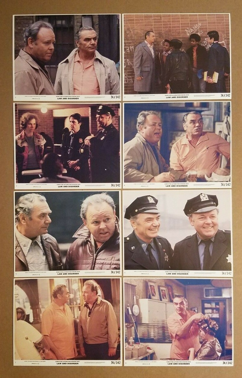 (2) LAW AND DISORDER 1974 27 x 41 Genuine 1-sheet posters Style "A" & "B" 74/342