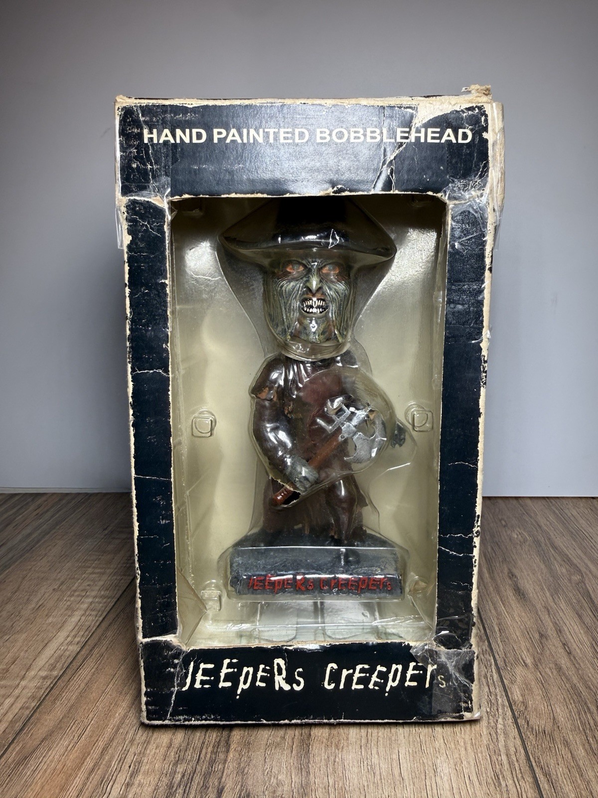 NEW OPEN BOX THE CREEPER Horror Movie JEEPERS CREEPERS Promo Bobblehead VTG HCG