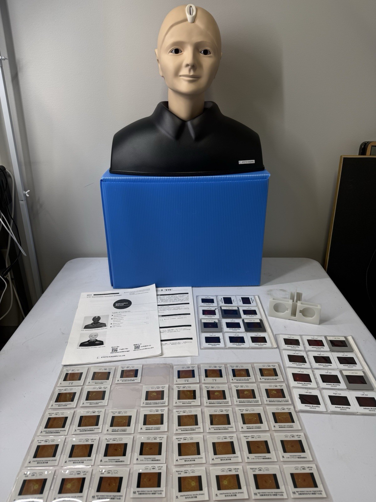 Kyoto Kagaku M82A EYE Examination Simulator Head (2 Steps) -Pls Read Description