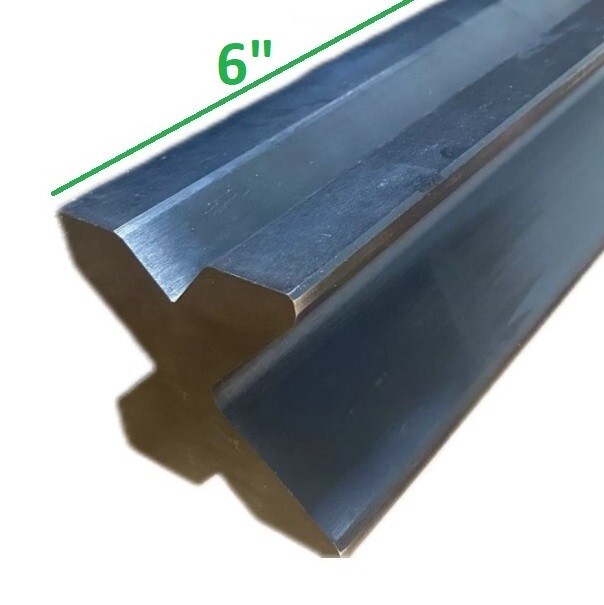 NEW 6" Press Brake Die 2.36" square - V Openings: 1.97", 1.38", 0.87" and 0.63"