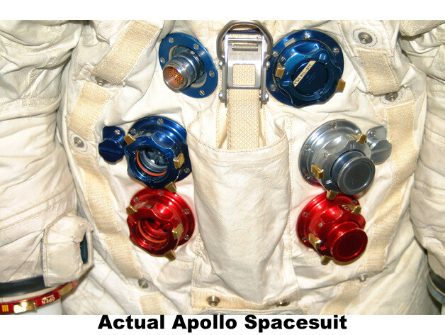 DIY Spacesuit Costume Kit Apollo 11 Moon Walker 12 Pieces