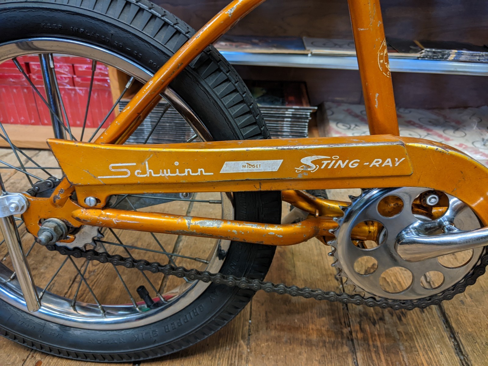 Original AD January 1968 Coppertone Schwinn Stingray Midget 16" Single Speed