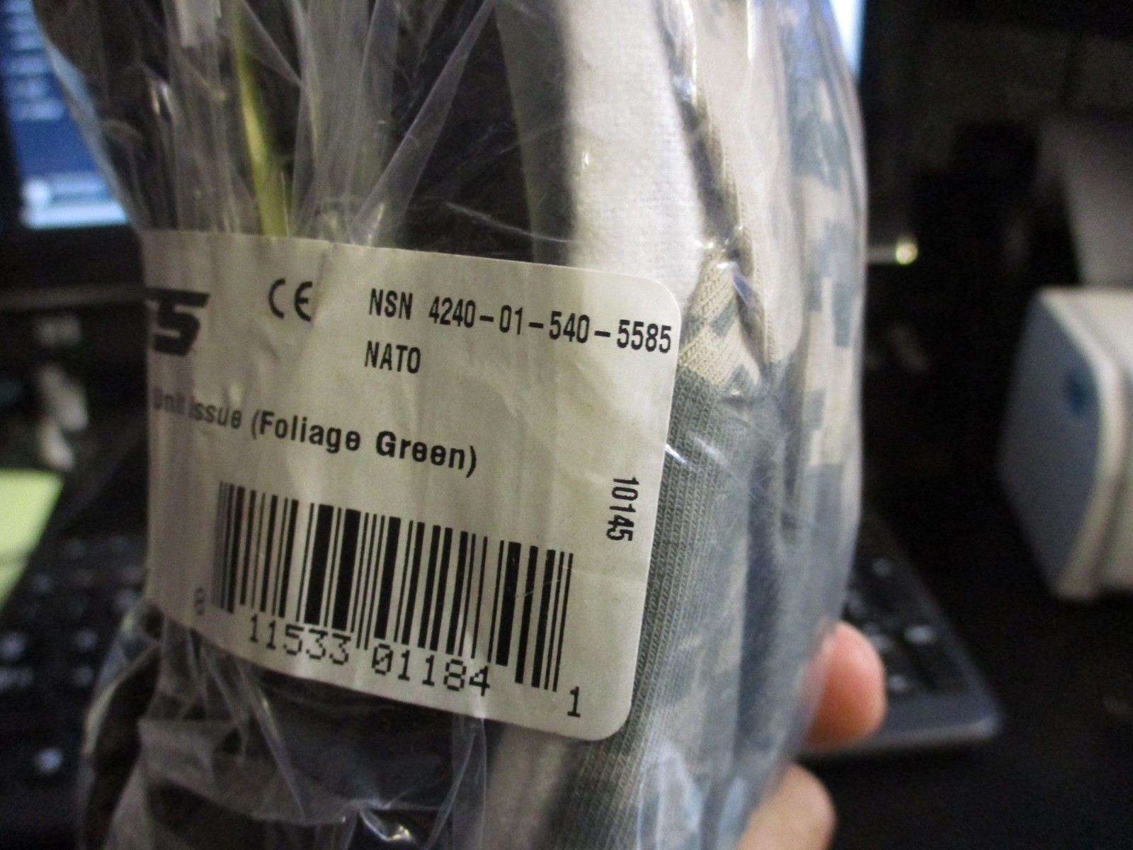 NWOT ESS GOGGLES LOW PROFILE NVG ARMY ACU DIGITAL SLEEVE FOLIAGE GREEN EYE PRO