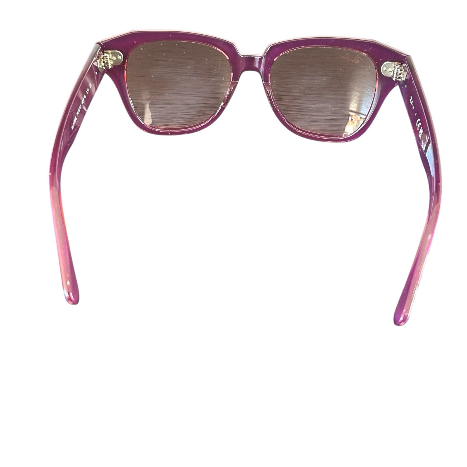 Ray Ban Junior State Street Kids Sunglasses RJ9186S Violet Gradient Youth NEW