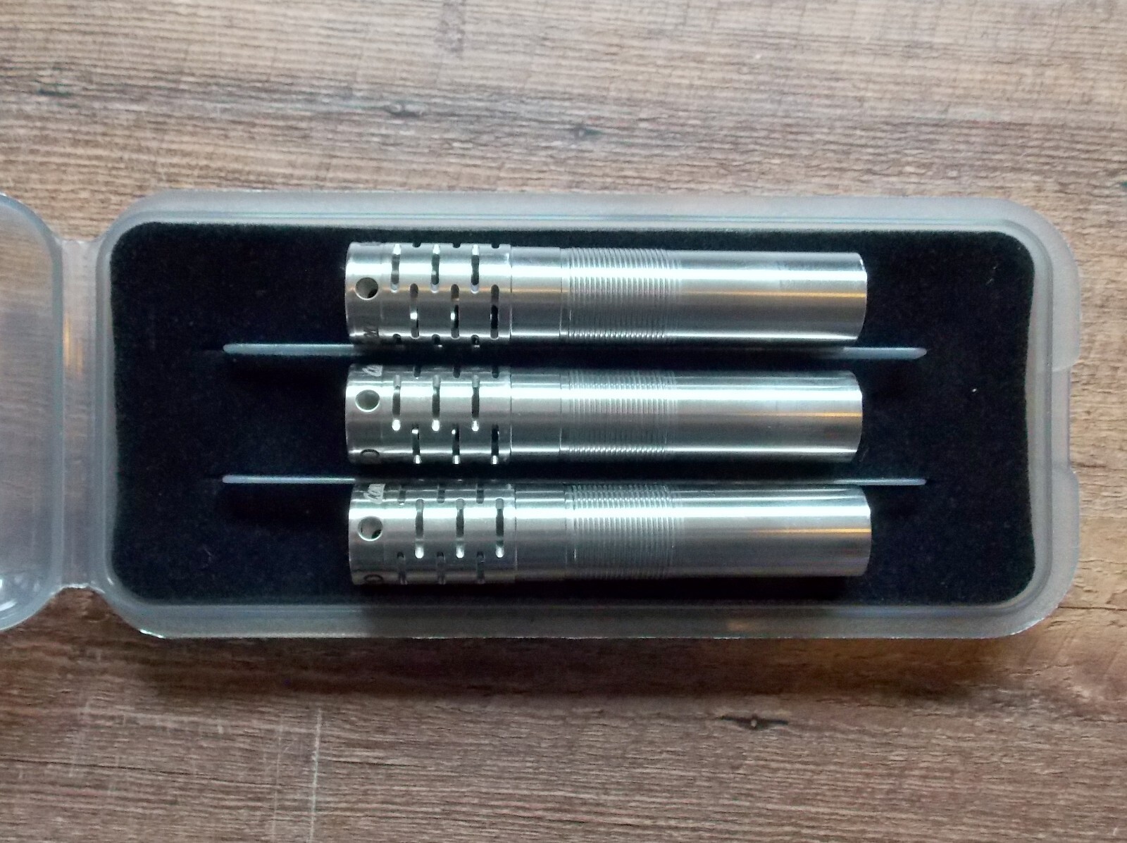 SET OF 3 COMP-N-CHOKE PORTED BERETTA OPTIMA HP CHOKE TUBES WITH CASE