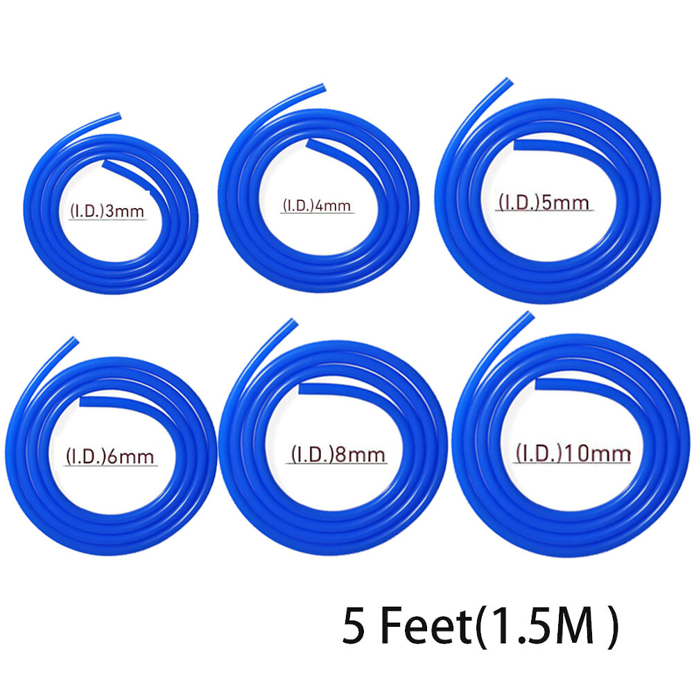 6pcs Car Accessories Vacuum Hose Engine Vacuum Silicone Hose Line Air and Water