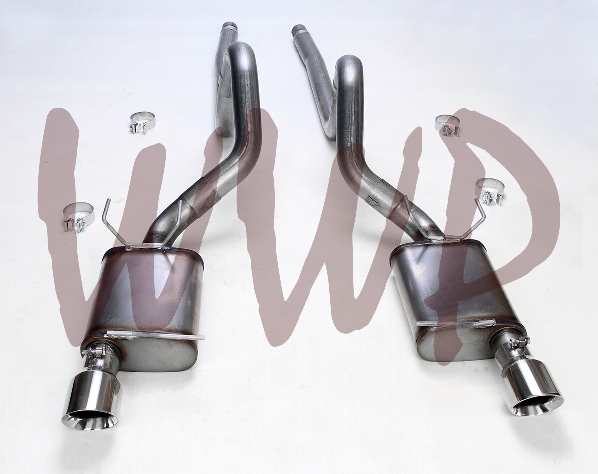 3" Dual Stainless Steel CatBack Exhaust System 11-12 Ford Mustang GT500 5.4L V8