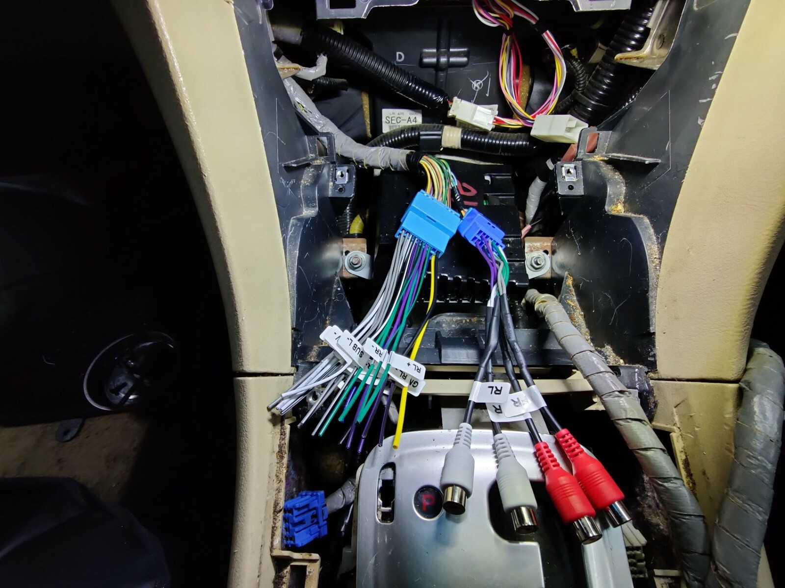 2004 2005 2006 2007 2008 Acura TSX Factory Amplifier Bypass Harness