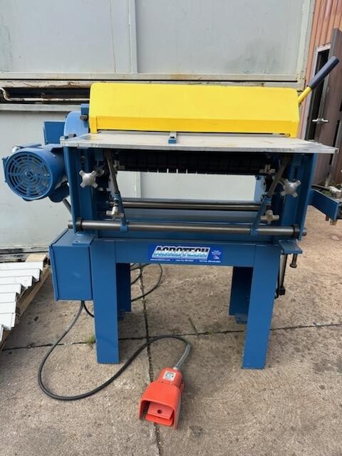 Acrotech One pass roll bending machine MODEL 1824 Sheet metal roller