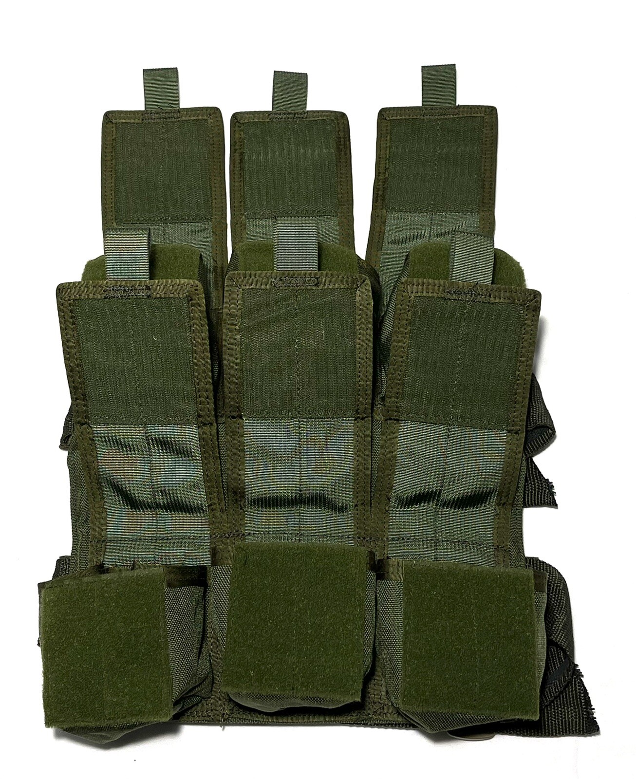 OLD GEN EAGLE INDUSTRIES TAN BUCKLE DROP-LEG PANEL 6 GRENADE POUCHES SEALs CAG