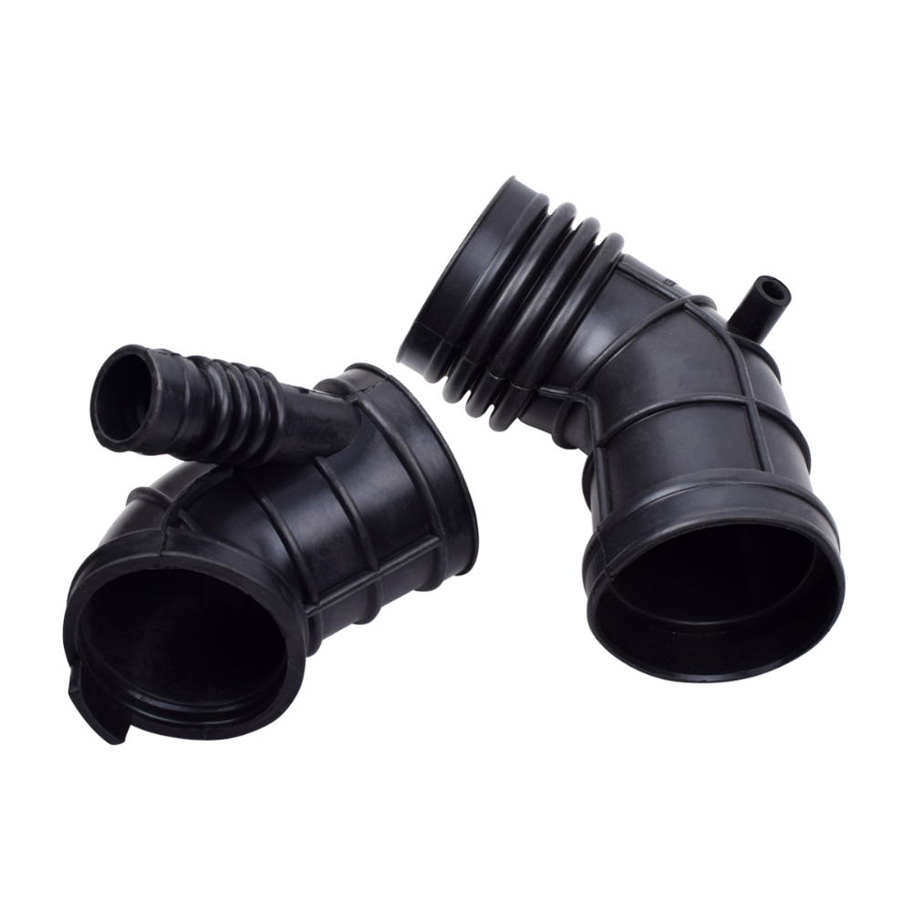 2Pcs Throttle Body Air Intake Boot Hose Fits BMW E46 323i 325i 328i E36 Z3 97-06