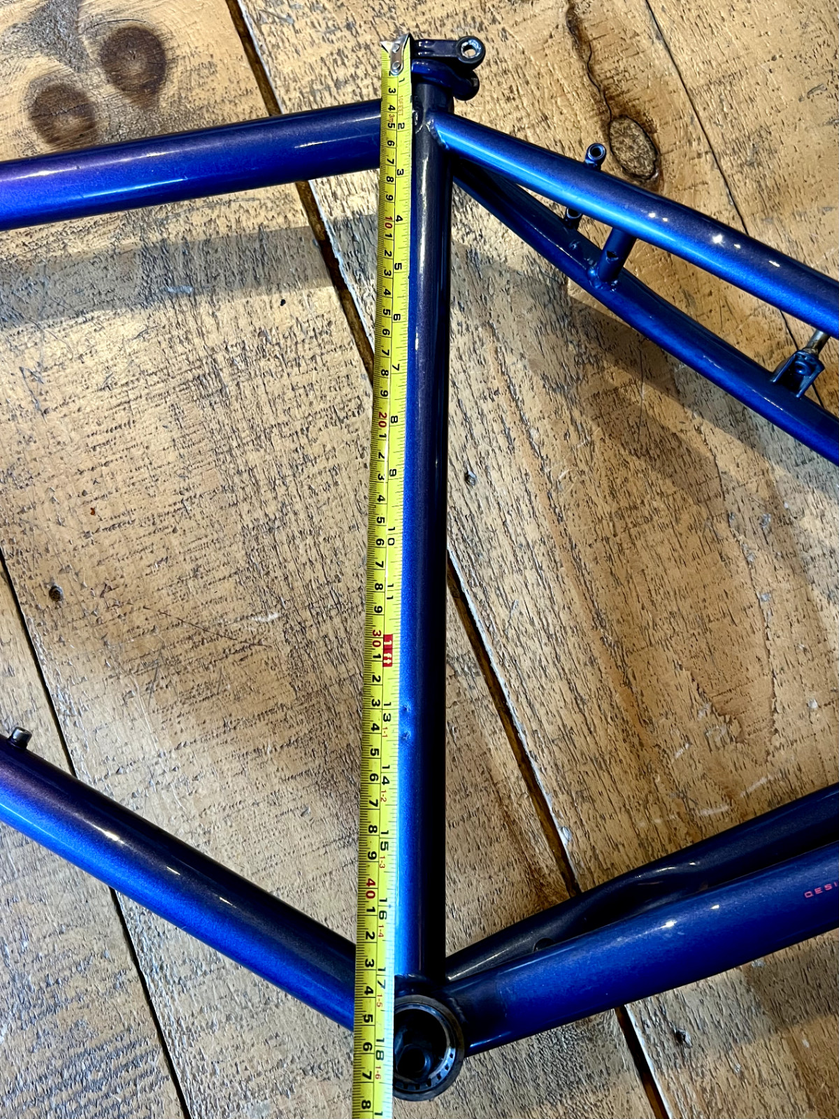 Vintage 90s Specialized Rock Hopper 18" Steel Mountain Bike Frame Purple Fade