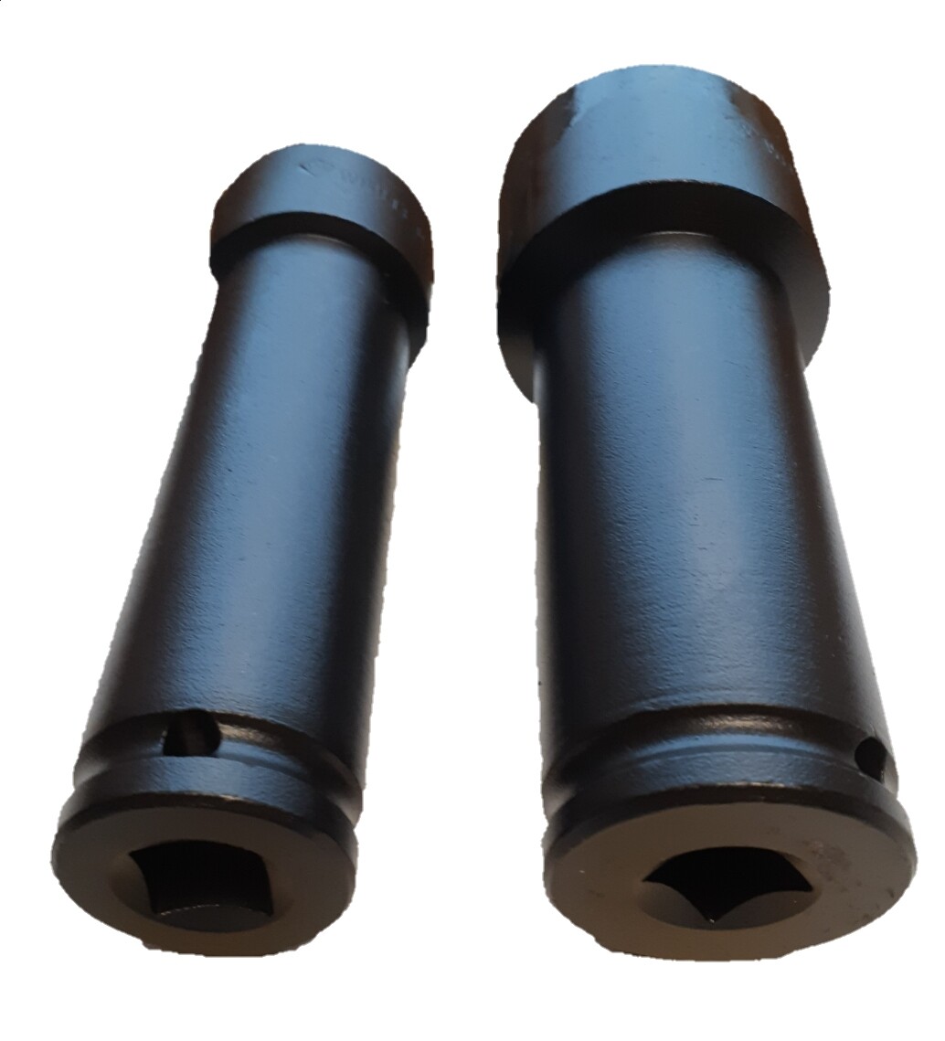 White USA Lineman Sockets 3/4x13/16 and 1x1-1/8 Combo Deal Buy Together and Save