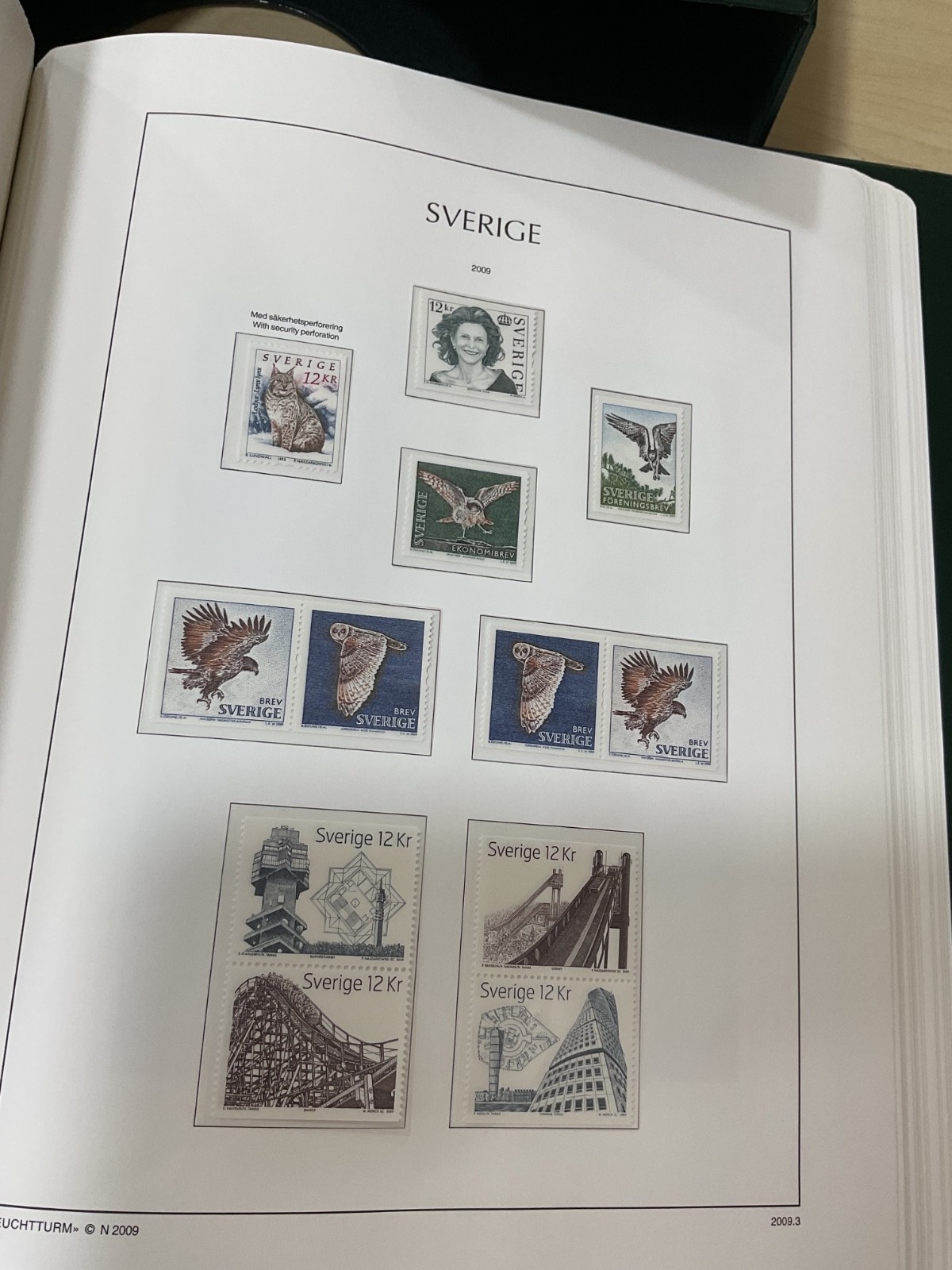 Sweden stamps. MNH. 2009 - 2011. Kabe album. G/200*