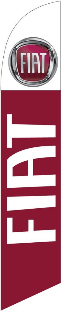 FIAT 12ft Feather Banner Swooper Flag - FLAG ONLY