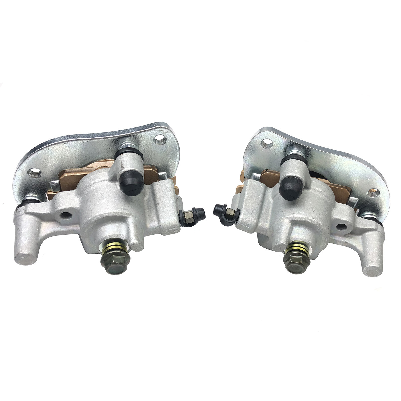 Front Brake Calipers & Disc Rotors for Yamaha Grizzly 700 YFM700 4x4 2007-2020