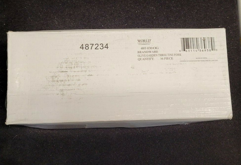 Brandware 36-Pc World Tableware Stainless Steel 3 Tine Forks 7 1/2" L (8E)