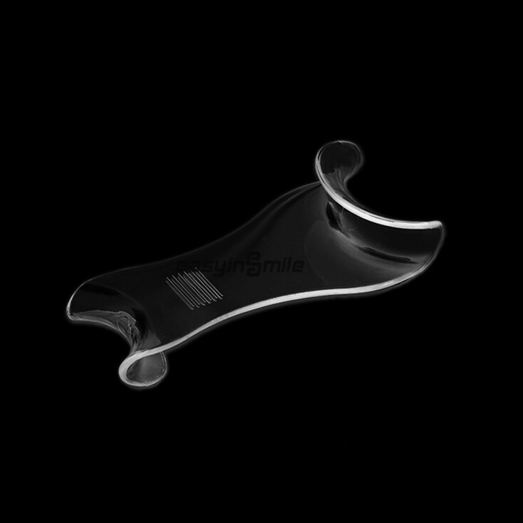 2 pcs Easyinsmile Double Side Dental Cheek Retractors Mouth Opener Lip Clear