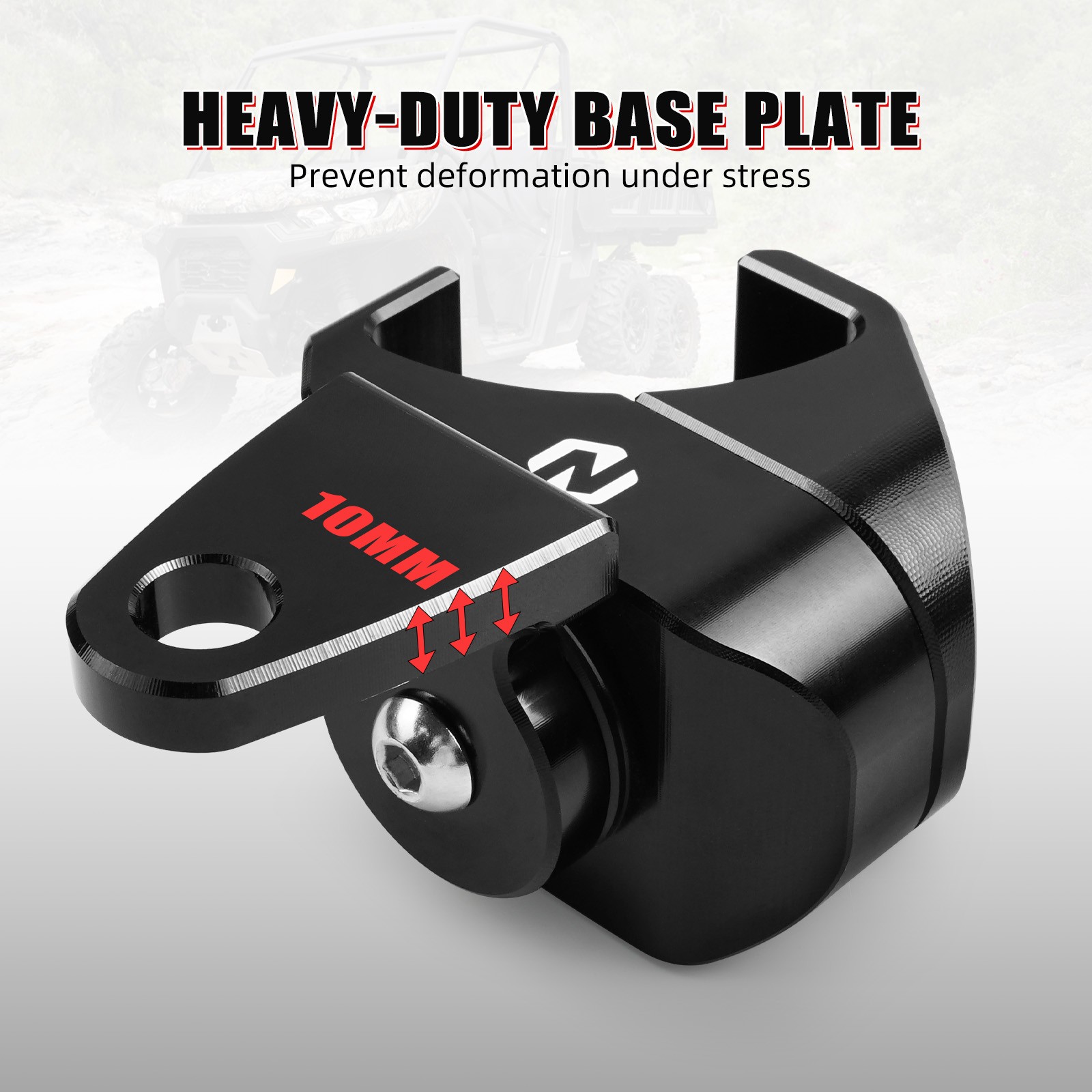 Whip Light Mount Clamp Pro Fit Cage For Can-Am Defender HD5 HD8 HD10 Max 2018-20