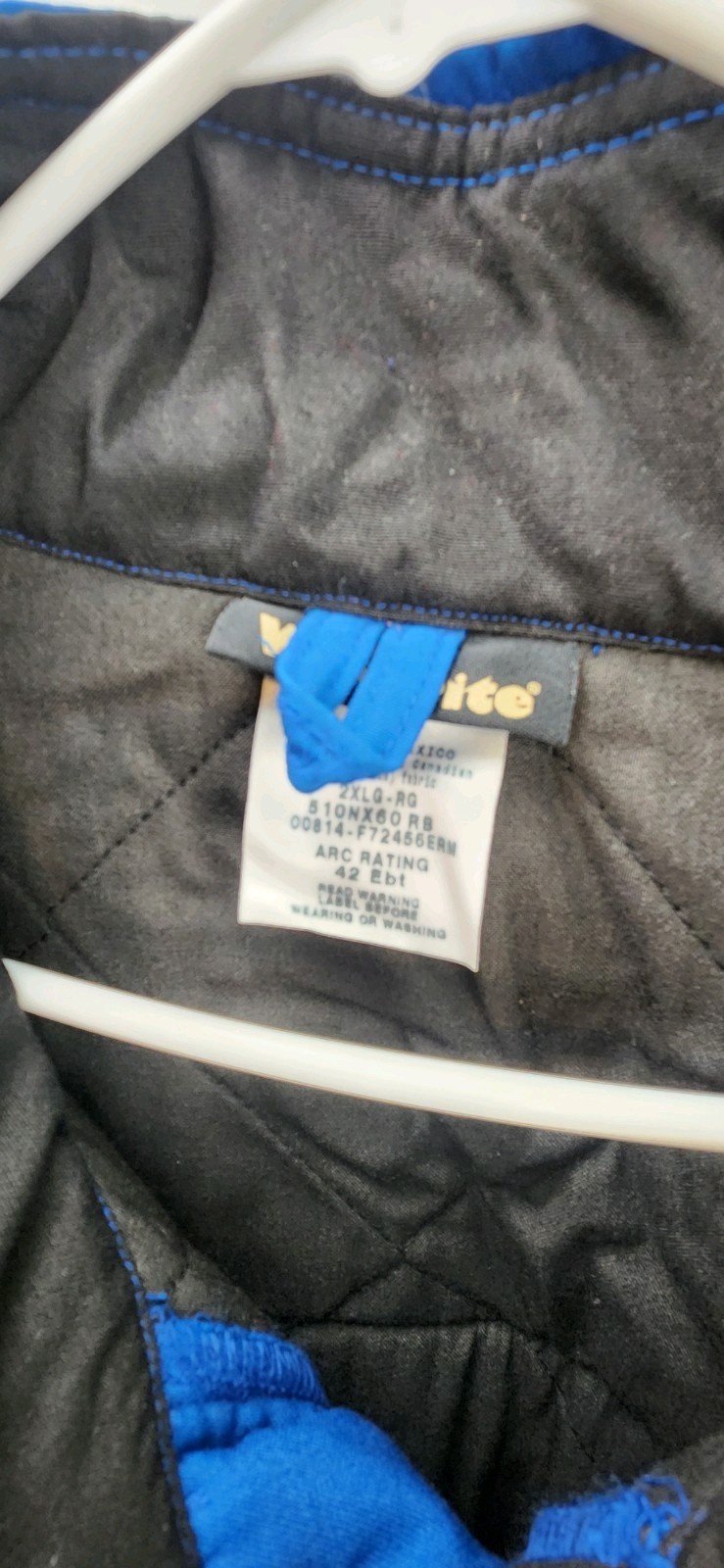 Workrite FR Schlumberger Jacket Blue Reflective 2XL NFPA 2112 D12