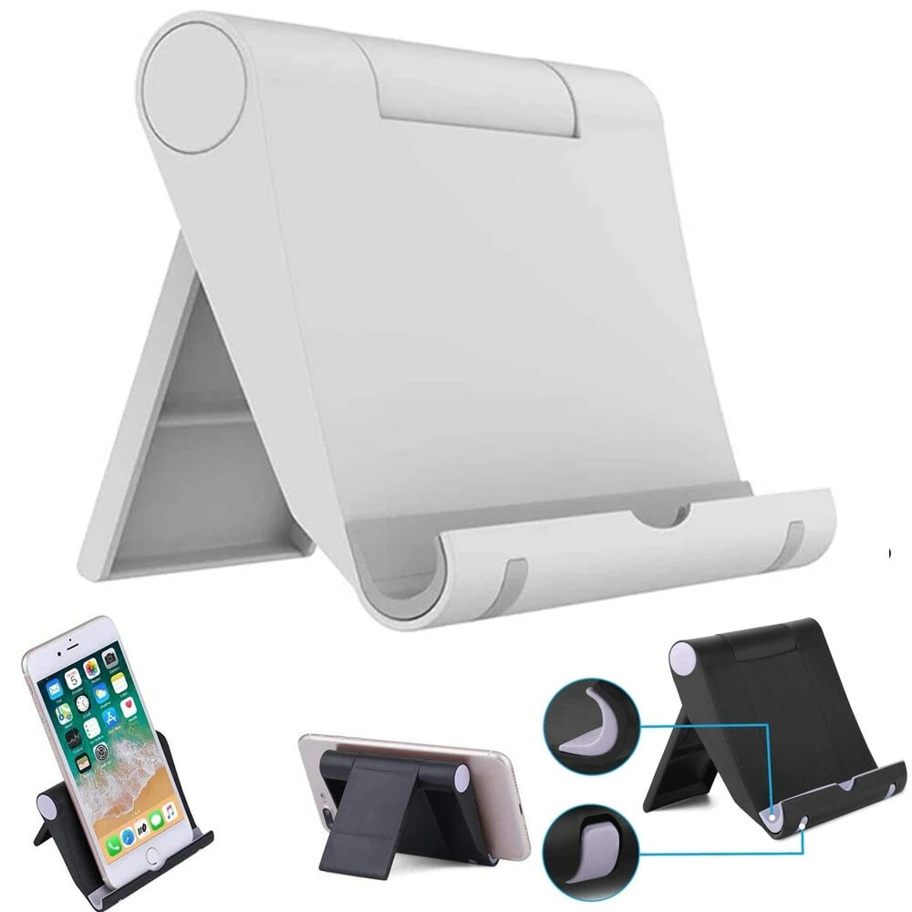 2-Pack For Universal Foldable Cell Phone Tablet Desk Stand Holder Mount Cradle