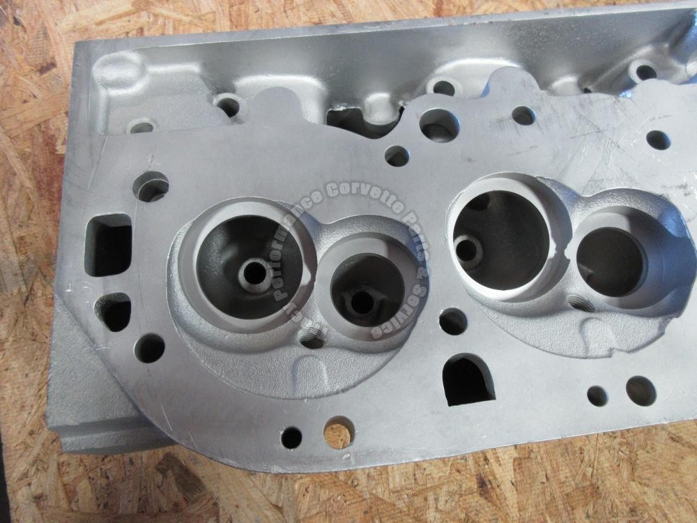 One New Chevy 10051128 Alum Symmetrical Bow Tie Pro Stock Semi-Finished BBC Head