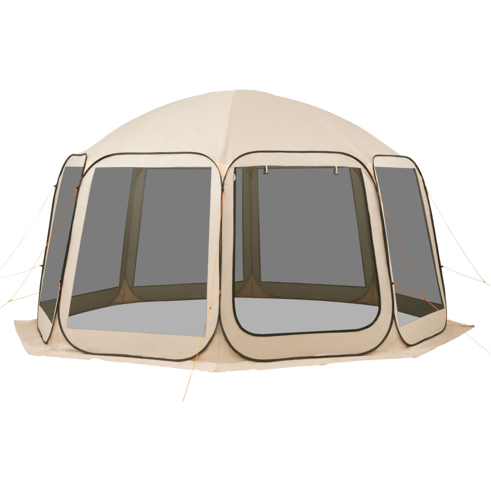 Uimoso Pop-Up Screen House Tent 15' x 13.8' Camping 12-15 People Gazebo Portable