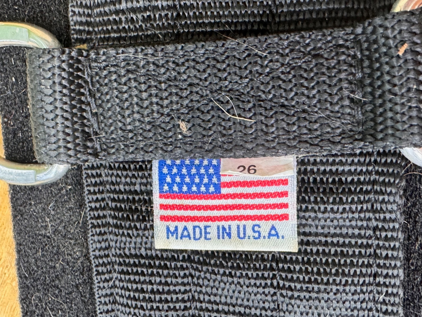 PROFESSIONAL'S CHOICE Black Neoprene Western Horse Cinch Girth ~26"