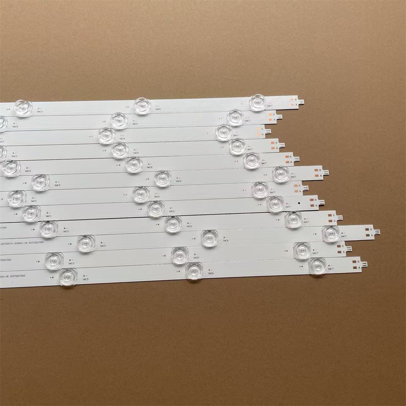 LED Backlight Strips For ONN 100044717 E4FAA75R 30375007005 LED75D07A-ZC66AG-06