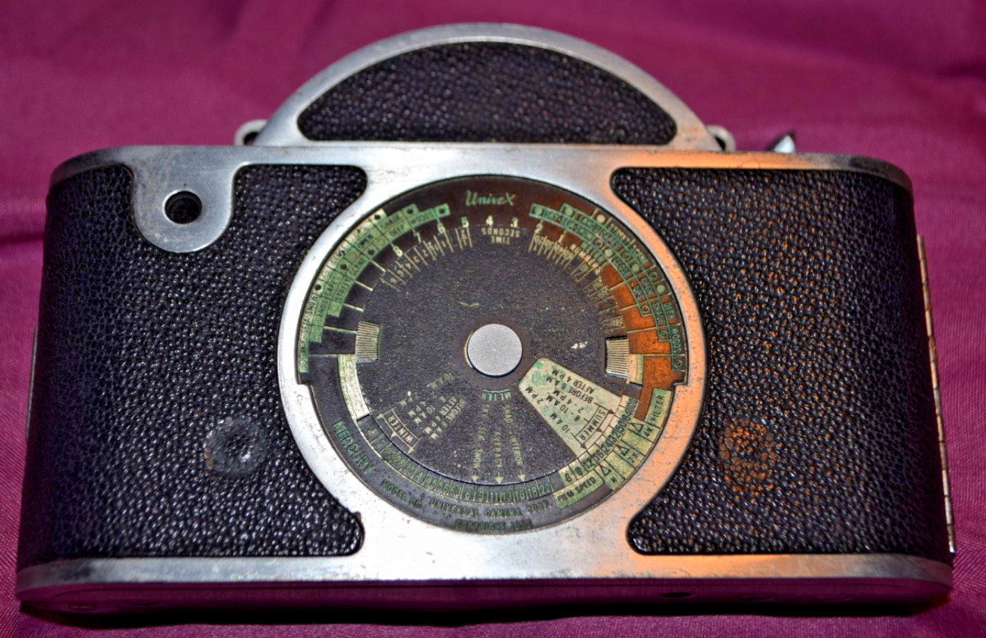 Vintage Mercury CC 35mm Camera with Rare Univex Rapid Winder and film spools