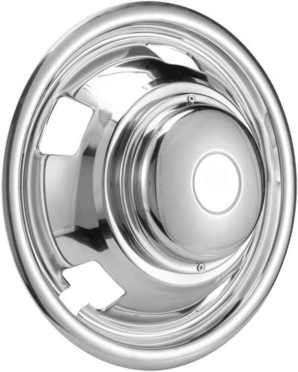 17" Polished Stainless Steel Wheel Simulators for 2003-2019 Dodge Ram 3500 Truck