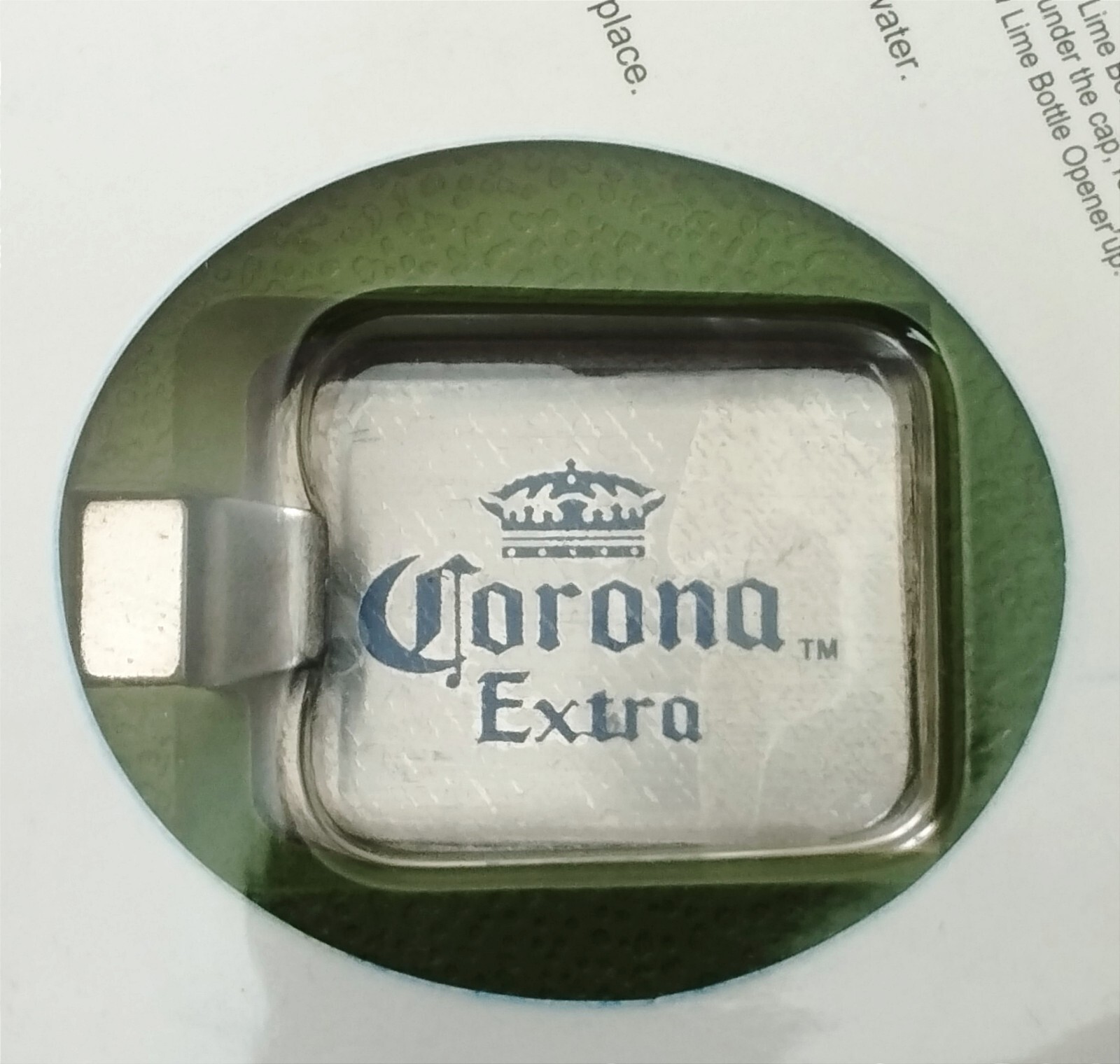 Corona Extra Lime Shape Vintage Magnetic Bottle Opener
