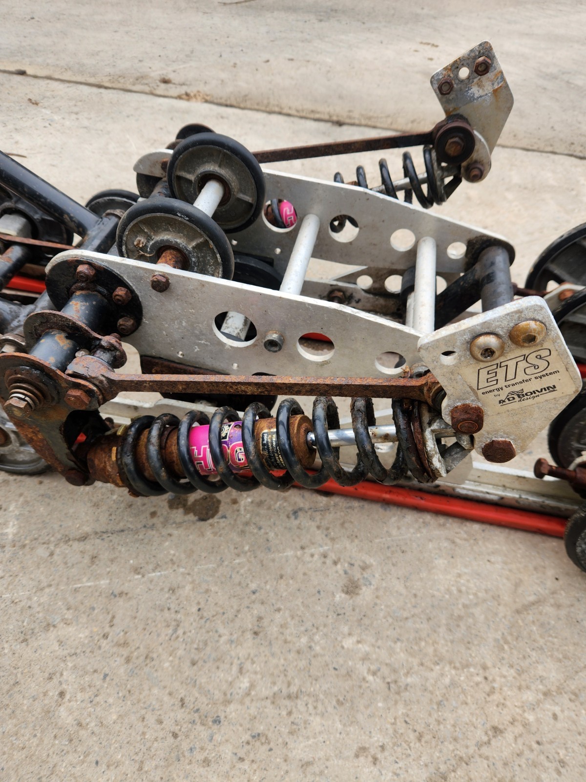 1994 Ski Doo Formula Z 583 Mach Z C7 Rear Suspension AD Boivin ETS