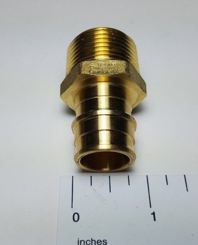 5 PCS 3/4" PEX A X 3/4" MALE NPT EXPANSION ADAPTER F1960