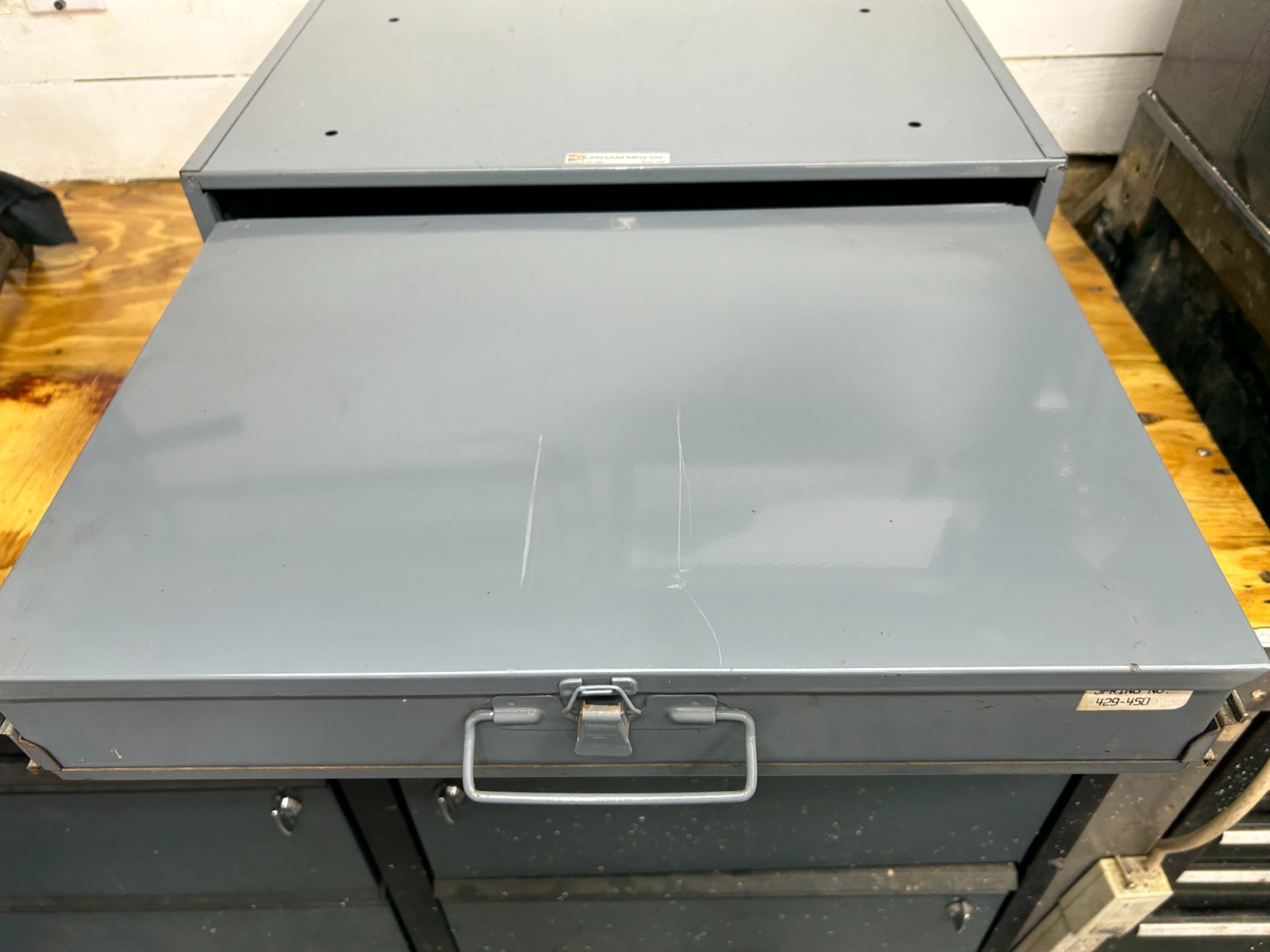 Durham Mfg Two Drawer Cabinet Removable and Divided Approximately 20"W 16"D 8"T