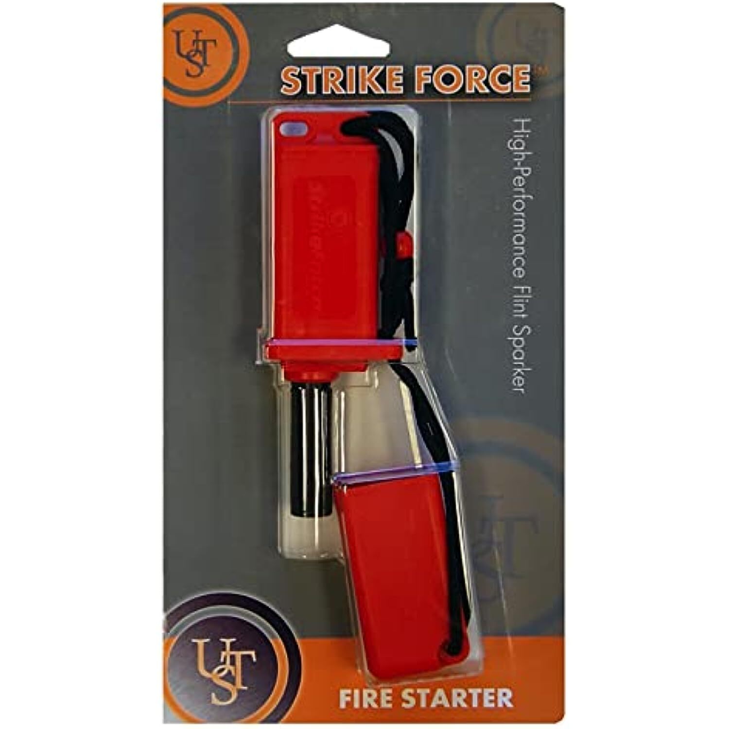 ust StrikeForce Fire Starter with Tinder Orange