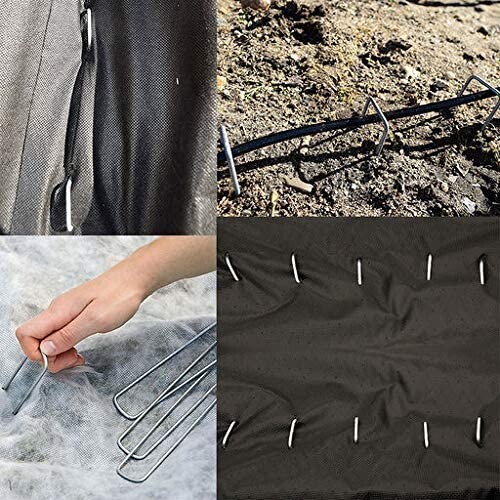 1000 pcs 11 Gauge 6" GALVANIZED Landscape Staples ~ SOD Fabric Pins - RUST FREE