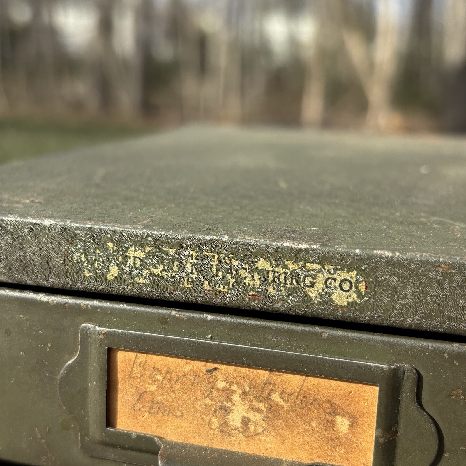 Vintage Kennedy Manufacturing Industrial Metal 6 Drawer Small Parts Cabinet