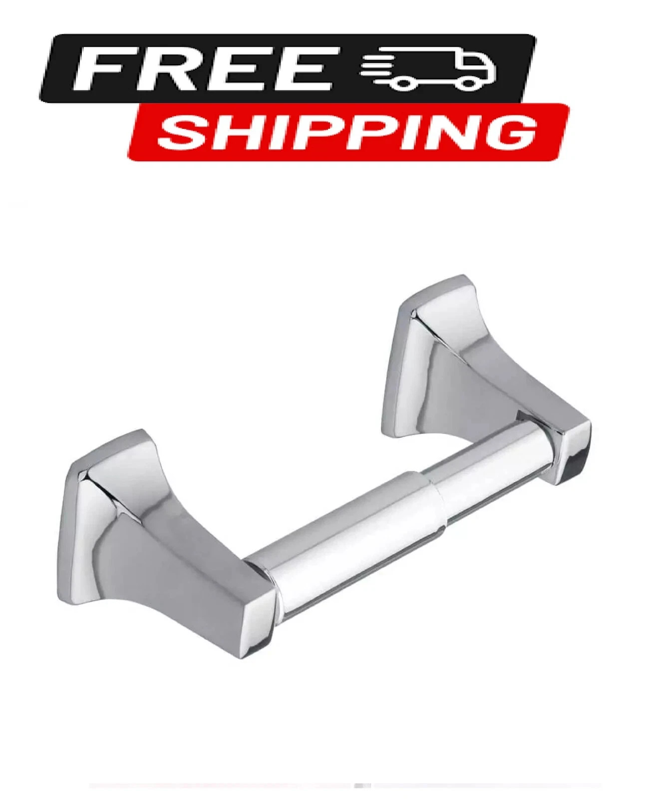 Contemporary Toilet Paper Holder in Chrome