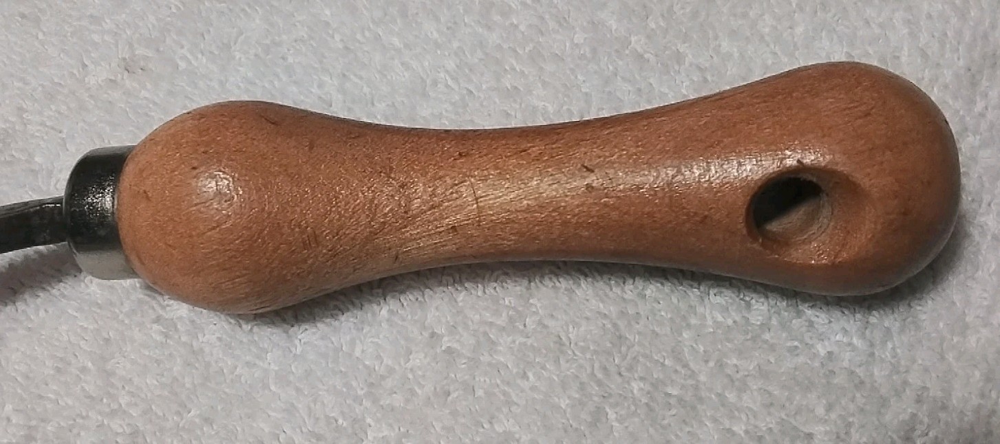 WALL-BOARD TOOLS 82-002 2-1/4"×4-1/8" STAINLESS STEEL WOOD HANDLE 90° FINISH USA