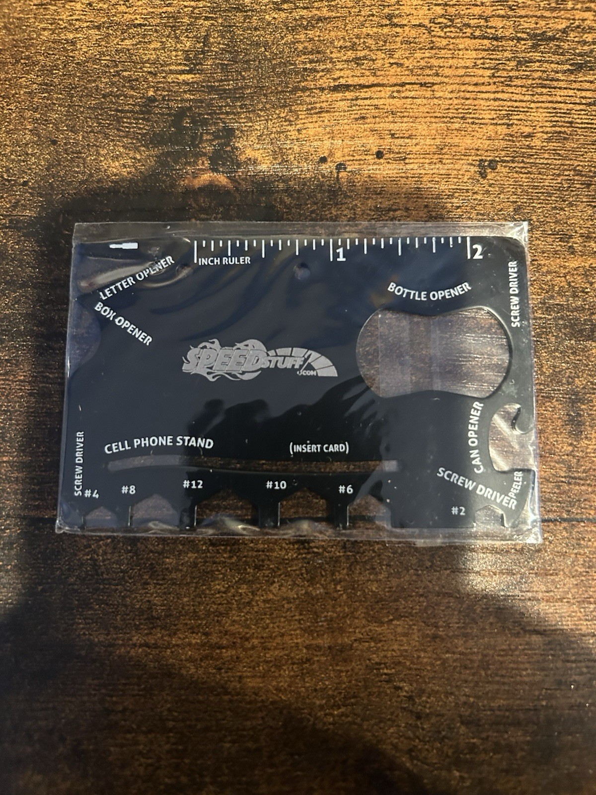 18 in 1 Wallet Multitool - Best Credit Card-Sized Tool for Emergencies - Black