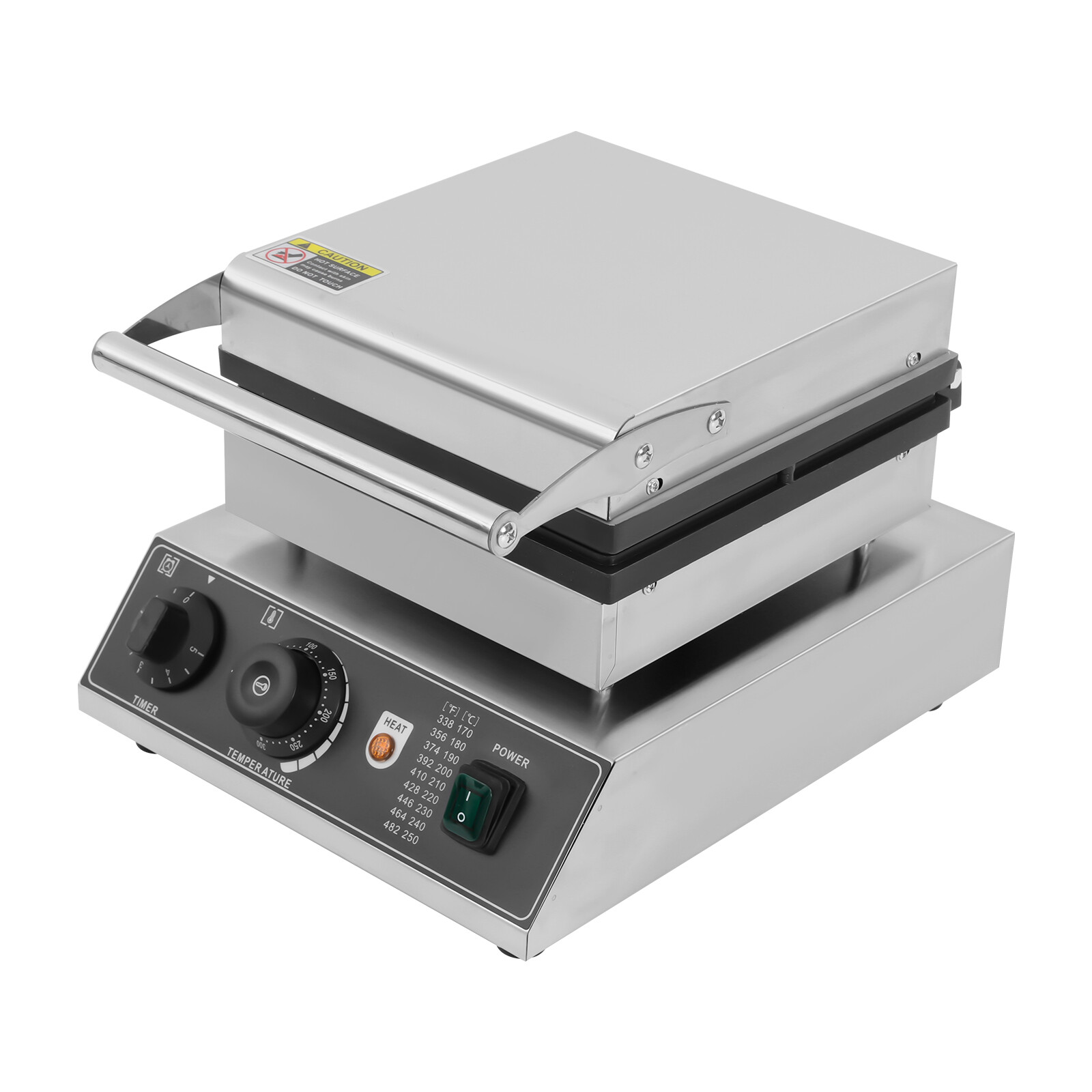 Electric Waffle Maker Commercial Belgian Waffle Baker Nonstick Baking Machine