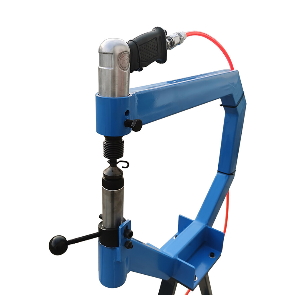 4Inch Pneumatic Planishing Hammer Airpress Tool w/ Cast-Iron Stand, Anvil 1/2/3"