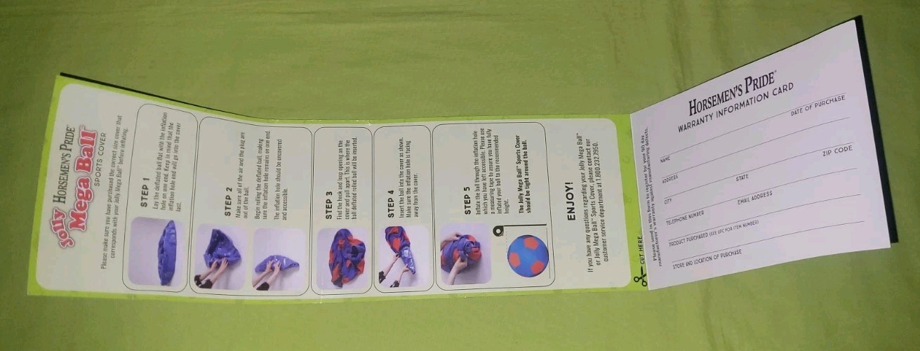 Horsemen's Pride 30" Jolly Mega Ball Sports Cover Soccer Horse Play