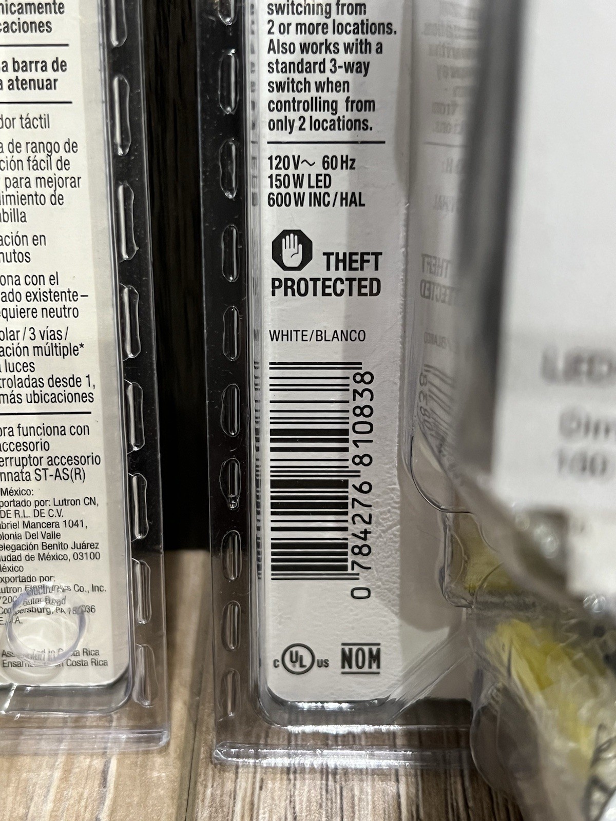 Lutron Sunnata LED+ Touch Dimmer - White (STCL-153MH-WH) Lot Of 2