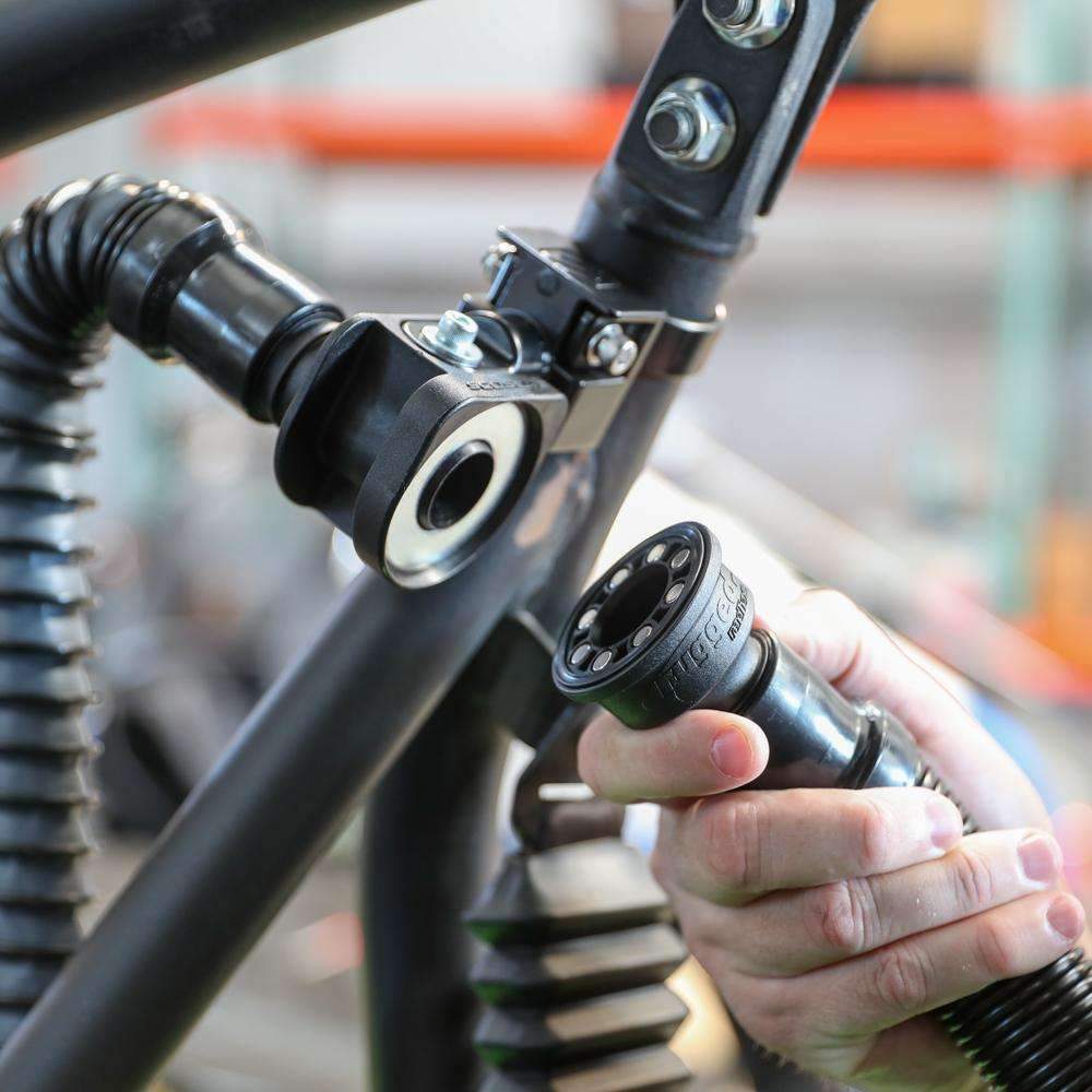 Rugged Radios MAC-XC Magnetic Quick-Release for Helmet Air Pumper