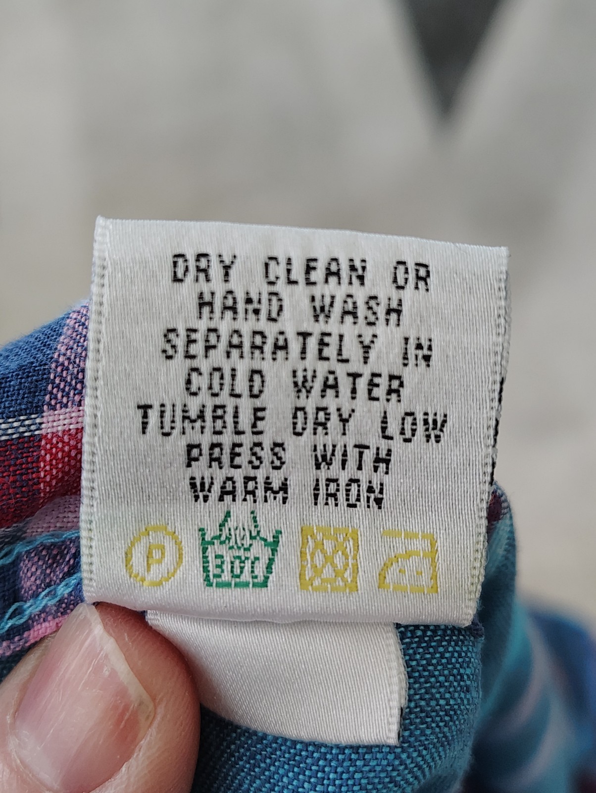 BUGATCHI Turquoise & Pink PLAID Mens LINEN Shirt Classic Shaped Fit L/XL 48"