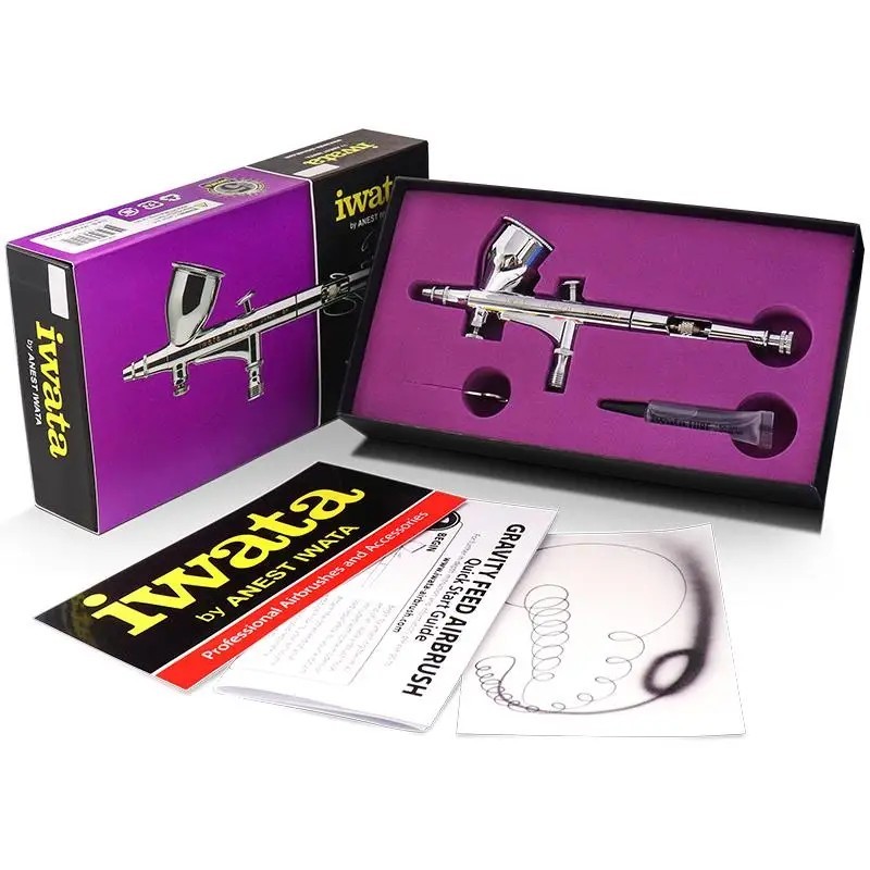 Iwata Hi-Line HP-CH Gravity Feed Dual Action Airbrush, Model H4100