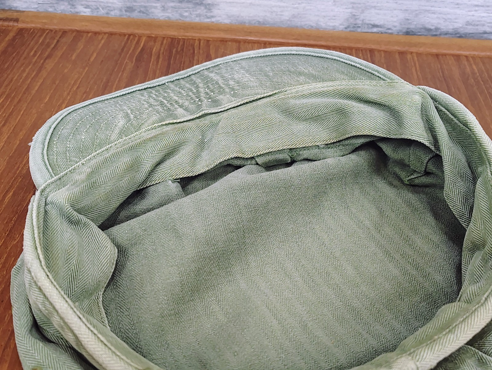 Vintage Original WWII Korean War USMC HBT Cap Hat