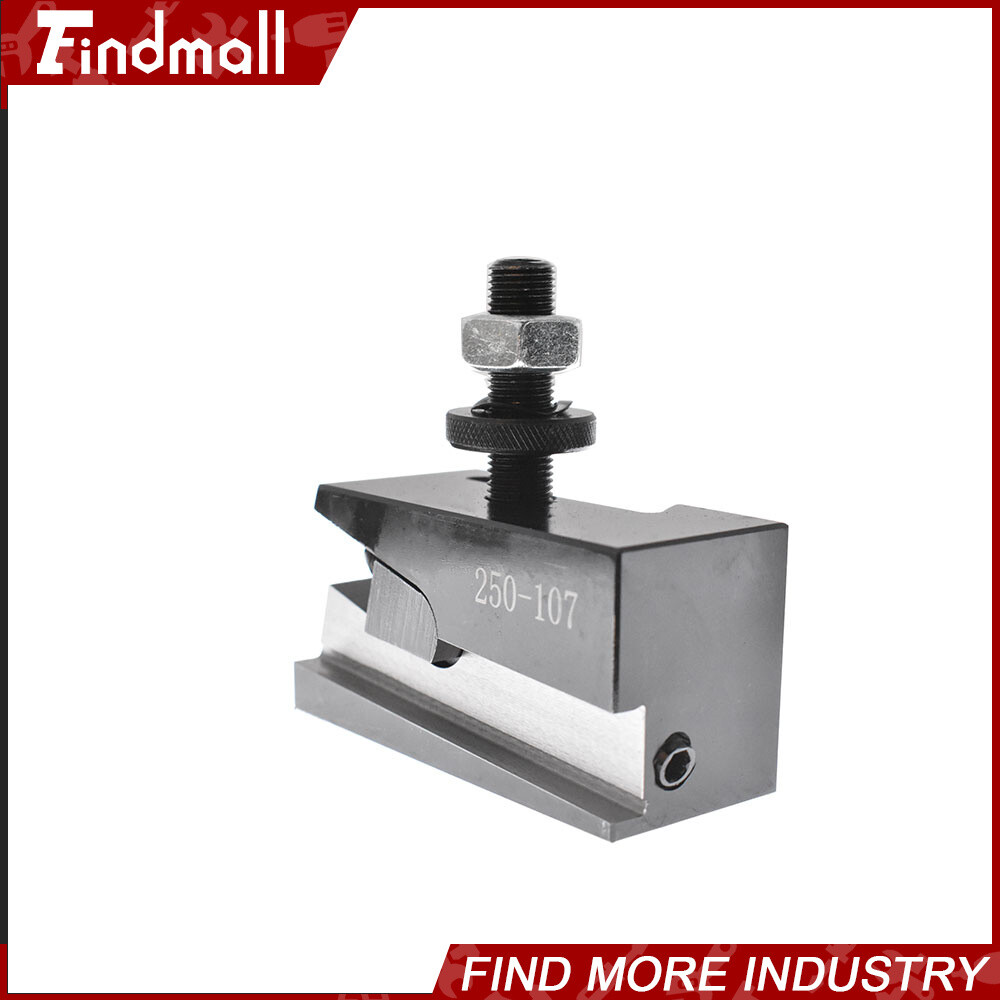 Quick Change Tool Post Holder Set AXA 250-100 Piston Type 6Pcs For Lathe 6 -12"